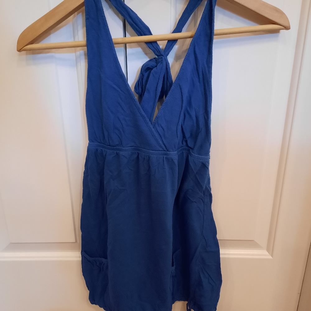 Blue American Eagle Tank-Small